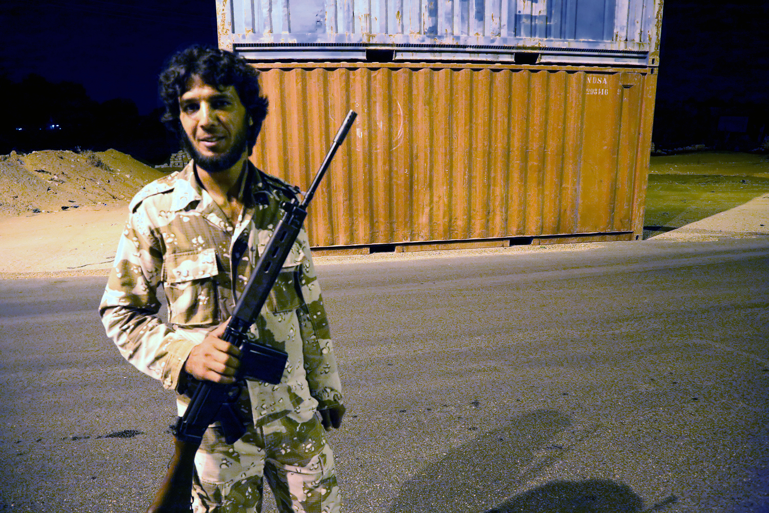 Libya during the Arab spring. Around Tripoli.